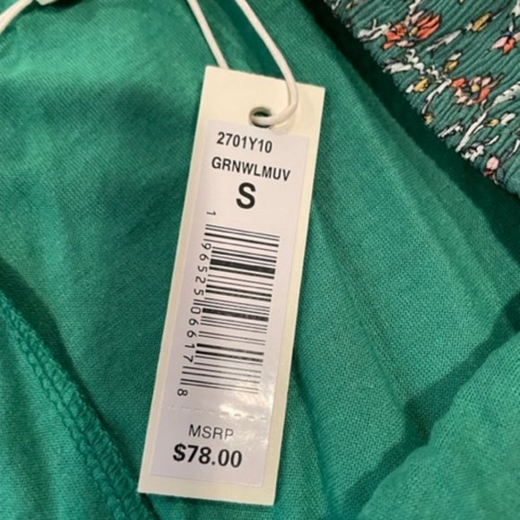 Max Studio Green Floral Skirt - NWT - Picture 9 of 15